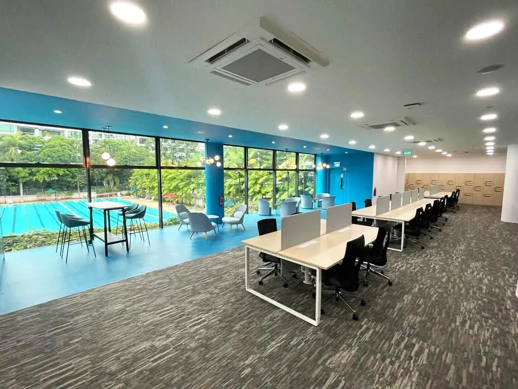 Corporate office fit-out for Chinese Swimming Club by Office Planner