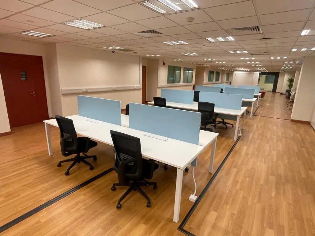 Education office fit-out for NUS - 5 Storey N/1 basement for Singapore Nuclear Research & Safety Initiative (SNRSI) by Office Planner